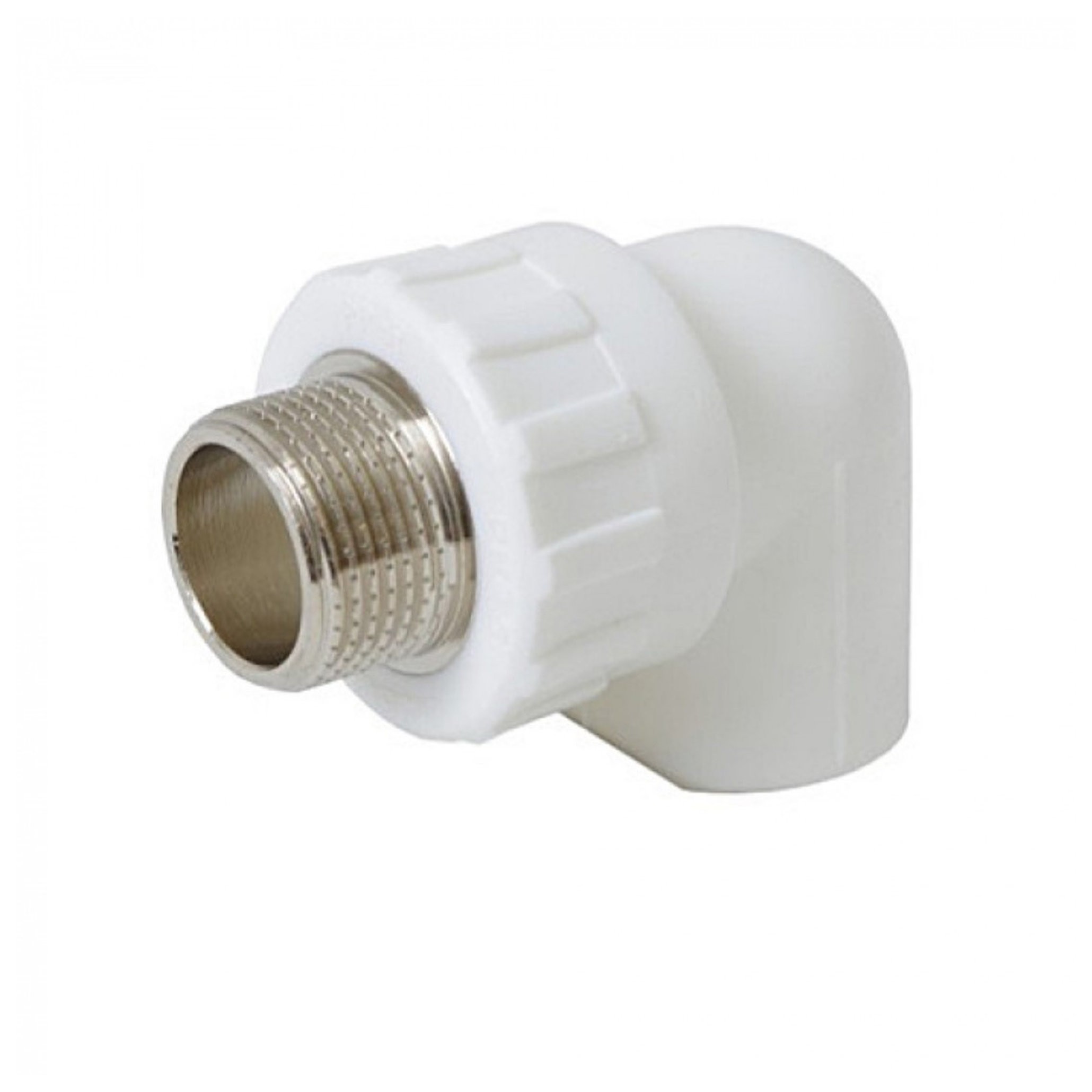 Угольник 90° MeerPlast PPRC 20 мм x 1/2 НР белый MP.01.04.20.12