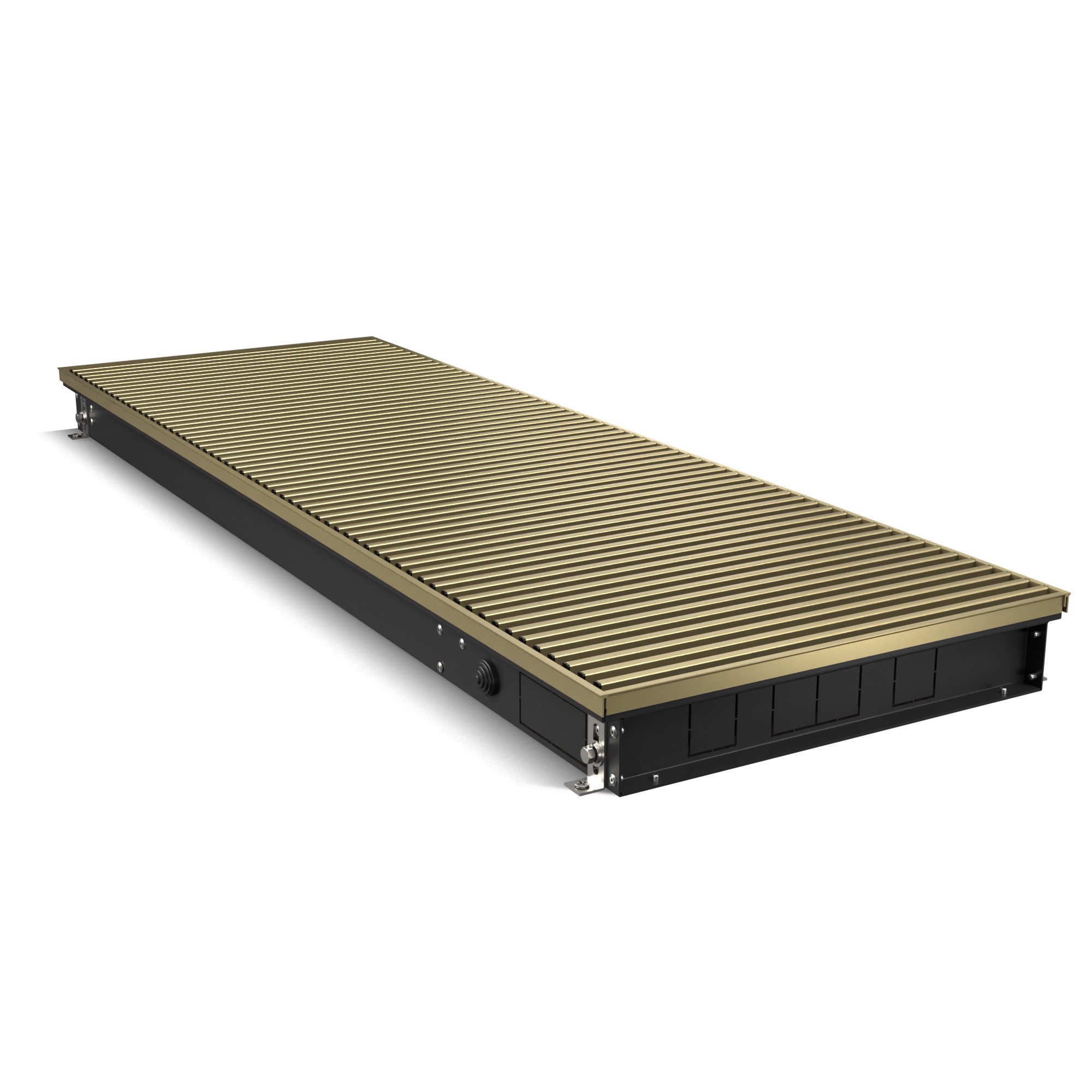 Конвектор внутрипольный Royal Thermo ATRIUM TURBO 80x400x800 мм с вентилятором Gold НС-1699105