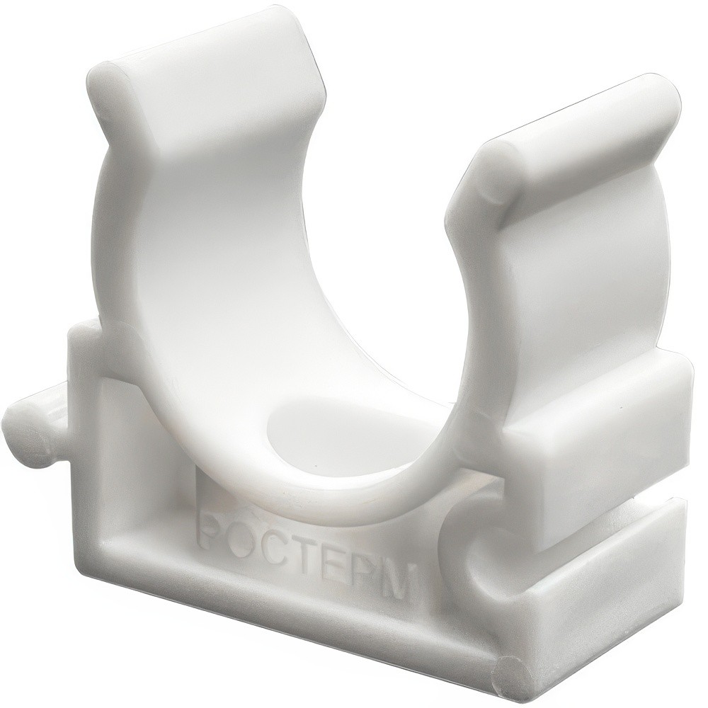 Опора полипропиленовая РОСТерм PPR одинарная с защелкой 25 мм 111102