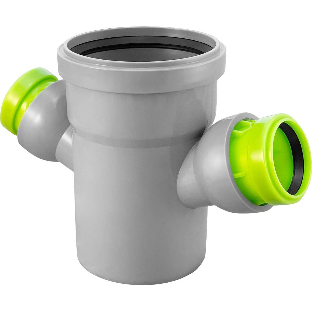 Крестовина Valfex PP-H регулируемая 110x50x50 мм 45-88 градусов для внутренней канализации 29110050