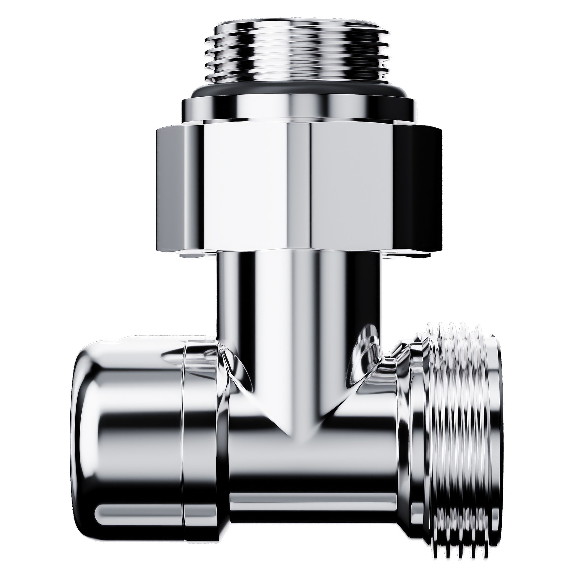 Узел нижнего подключения Royal Thermo Design угловой 1/2 x 3/4 EK хром RTE 07.00203