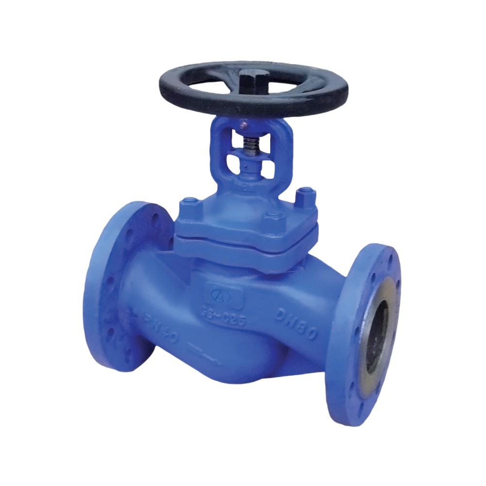 Вентиль запорный АДЛ Гранвент KV31 DN20 PN16 фланцевый чугун KV31.01.02.020.16