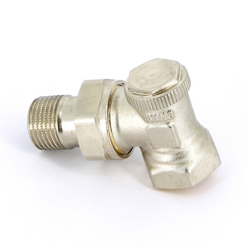 Вентиль обратный угловой Uni-Fitt THERMO 1/2 НВ с разъемным соединением 178N2000