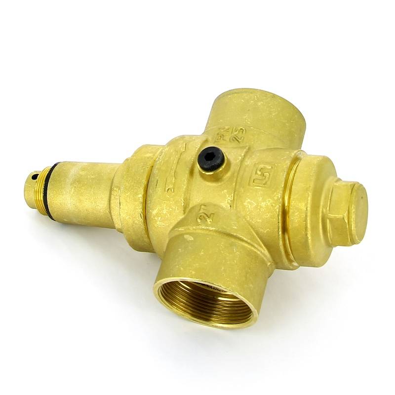 Редуктор давления UNI-FITT ВВ 2 латунный под аксиальный манометр 204G7140