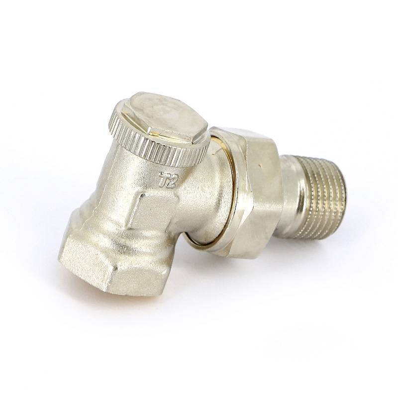 Вентиль обратный угловой Uni-Fitt THERMO 1/2 НВ с разъемным соединением 178N2000