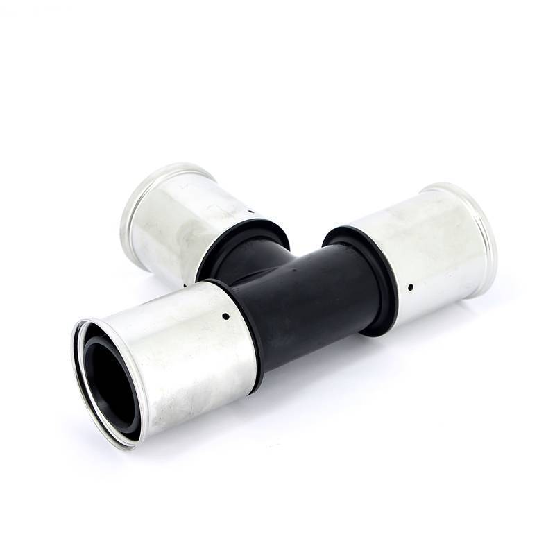 Тройник пресс PVDF Henco 50х50х50 мм 9PK-505050