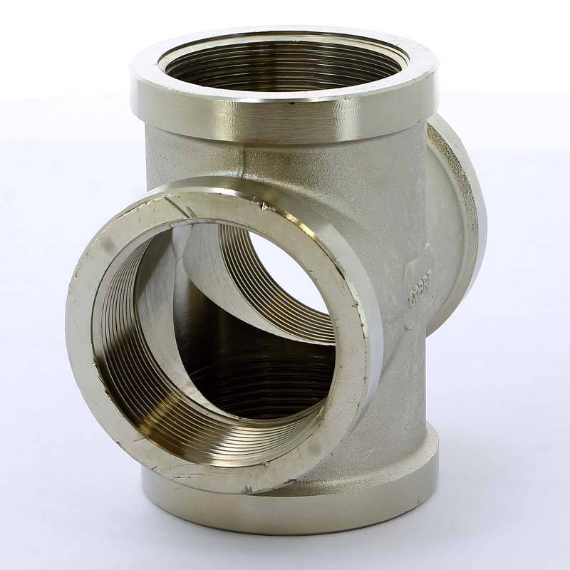 Крестовина латунная никелированная Tiemme 2 ВР 1500557