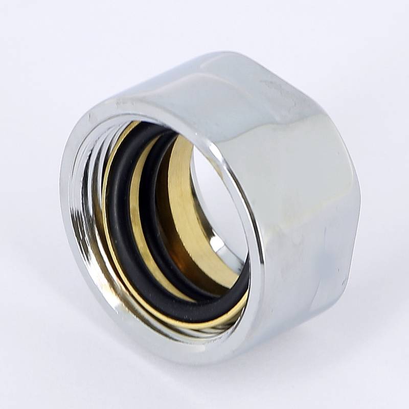 Соединитель для медной трубы Carlo Poletti 18 мм хром A58411B