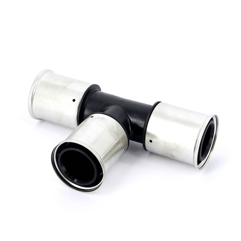 Тройник пресс PVDF Henco 50х50х50 мм 9PK-505050