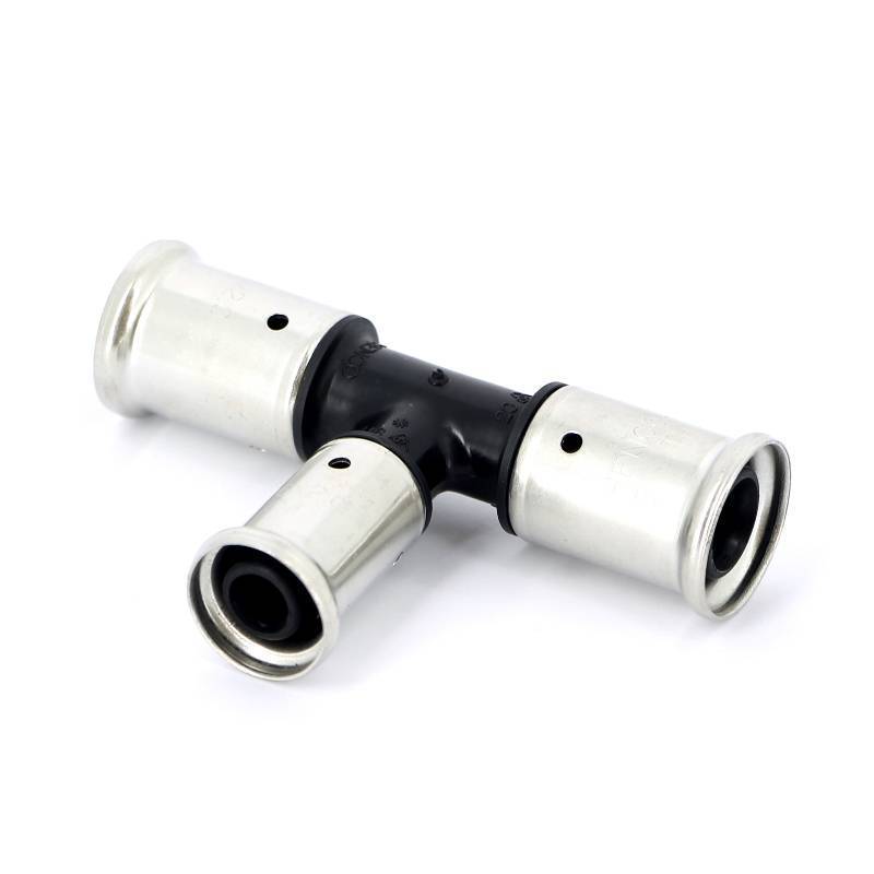 Тройник пресс HENCO PVDF 20х16х20 мм 10PK-201620