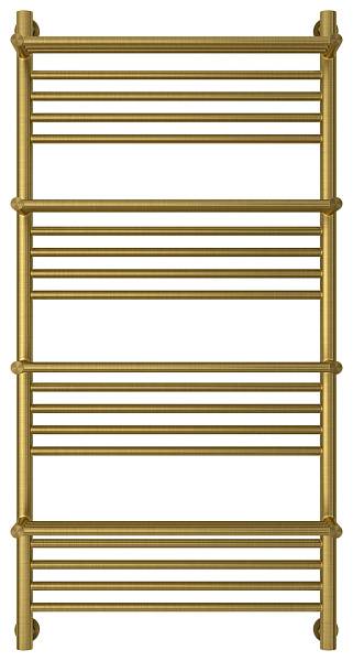 Полотенцесушитель водяной Сунержа Богема с 4 полками 600x1200 мм состаренная латунь 051-0224-1260