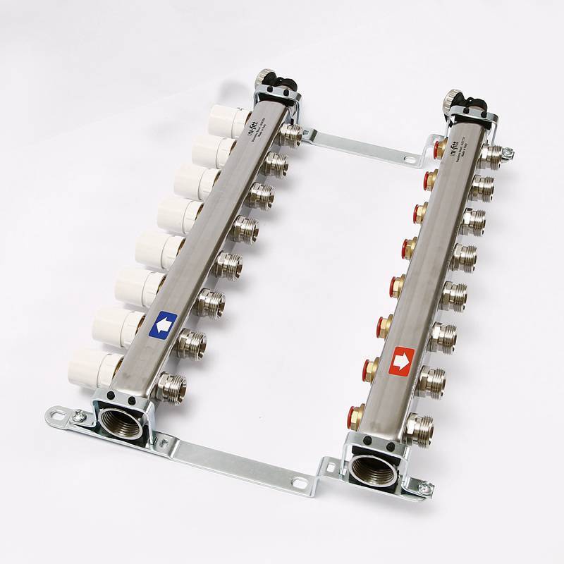 Коллекторная группа Uni-Fitt 451A 1 12 выходов 3/4 с воздухоотводчиком 451A4312