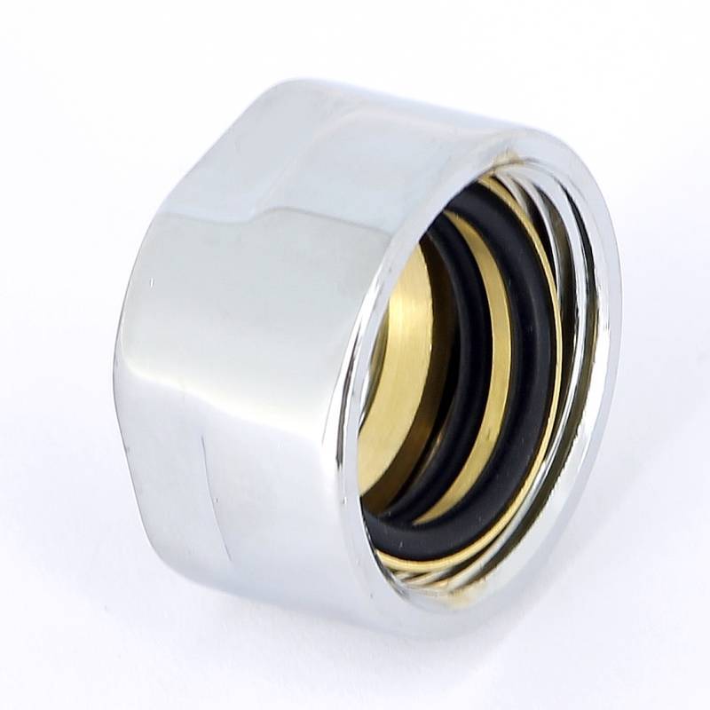 Соединитель для медной трубы Carlo Poletti 18 мм хром A58411B