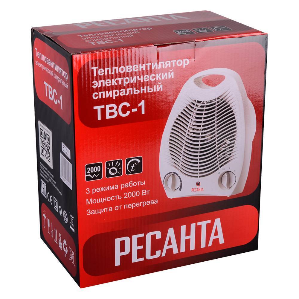 Тепловентилятор Ресанта ТВС-1
