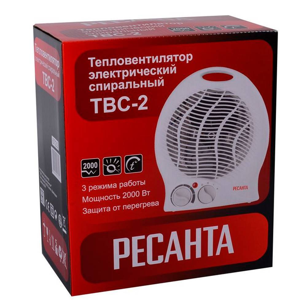 Тепловентилятор Ресанта ТВС-2