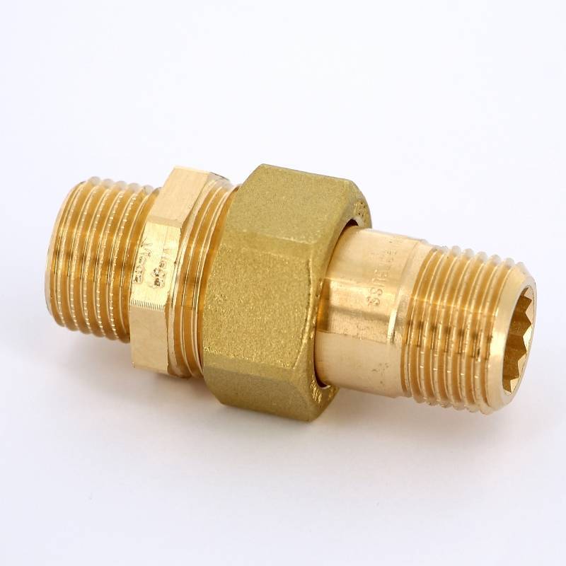 Разъемное соединение Viega 3341 бронза НН 1/2 дюйма с плоским уплотнением 320195