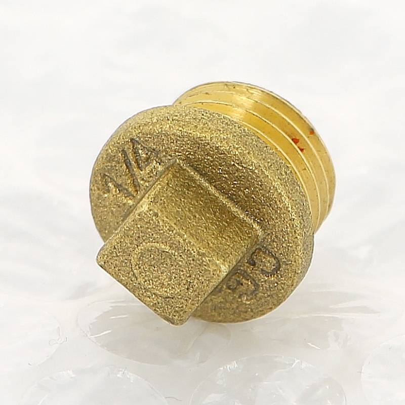 Заглушка латунная Uni-Fitt 1/4 с квадратом наружная резьба 608G0000