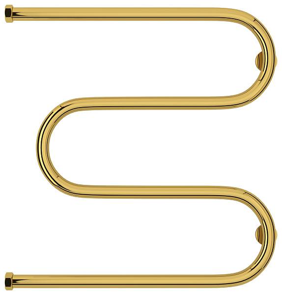 Полотенцесушитель водяной Сунержа М-образный 600х600 мм с полкой золото 03-4007-6060