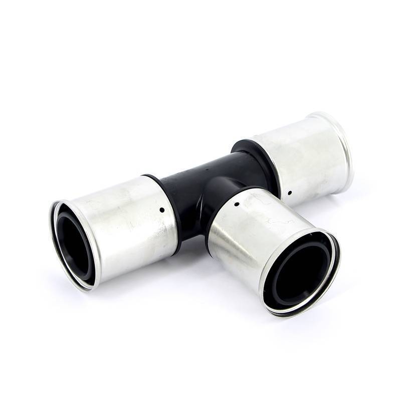 Тройник пресс PVDF Henco 50х50х50 мм 9PK-505050