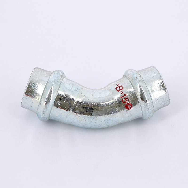 Угол 45° пресс IBP >B< Press Carbon 15 мм оцинкованная сталь PC5041 0150000