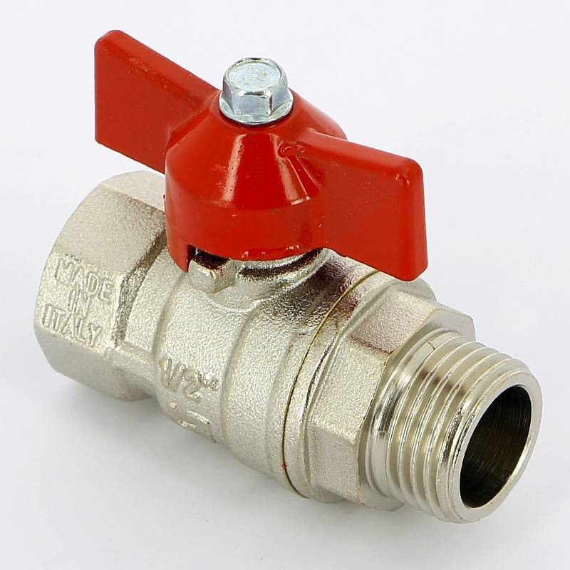 Кран шаровой Uni-Fitt VIVO 1/2 НВ бабочка 101T2000