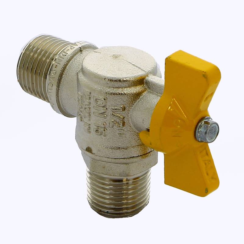 Кран шаровой для газа ITAP НН угловой бабочка 1/2 0600012