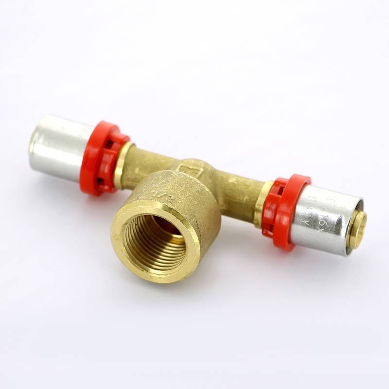 Тройник пресс Tiemme 16х1/2х16 1650031