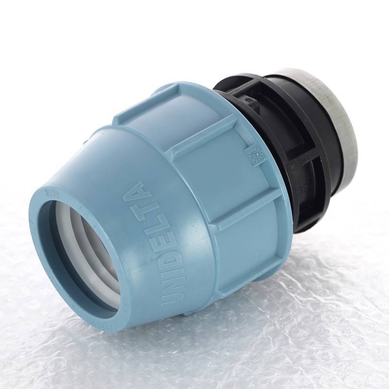 Муфта компрессионная ПНД Unidelta 63x2 ВР 1004064007