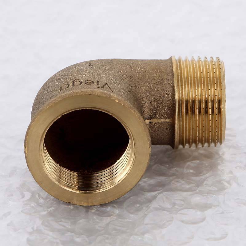 Угольник НВ Viega Profipress G 90° 1 бронза 444792