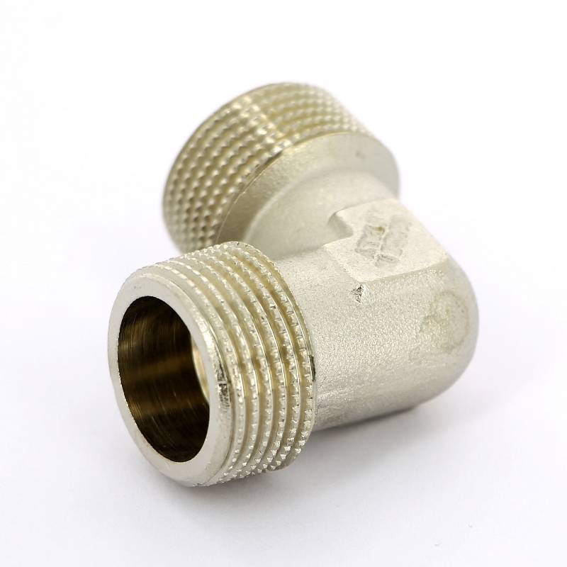 Угольник резьбовой Tiemme 3/4 Н-Н никелированный 1500372