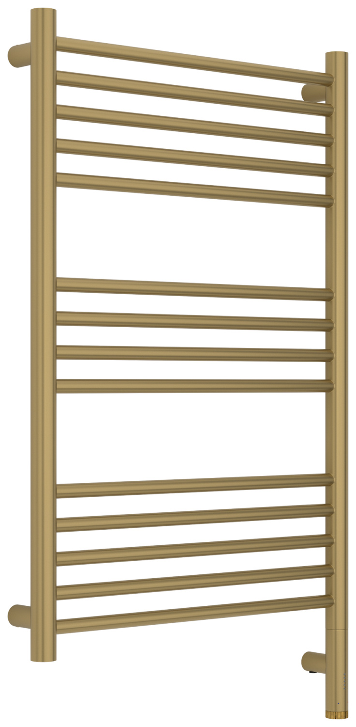 Полотенцесушитель электрический Сунержа Богема 3.1 прямая 500x800 мм правый золотой шёлк матовый 32-6005-8050