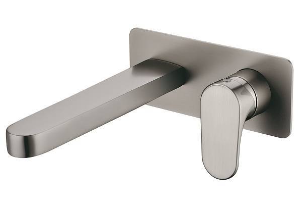 Смеситель для раковины встраиваемый Boheme Spectre никель браш 455-NB