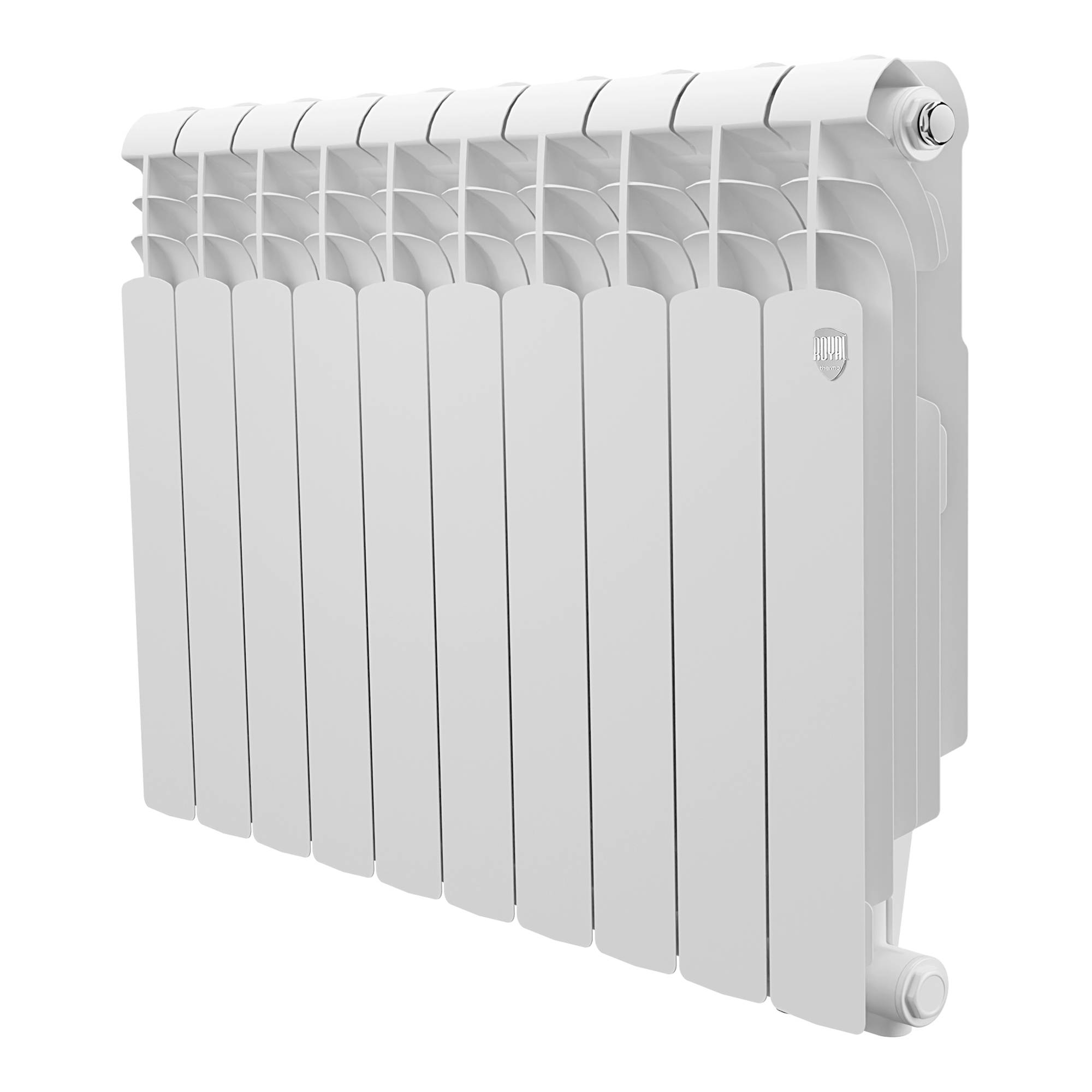 Радиатор биметаллический Royal Thermo Vittoria Super 500 2.0 VDL80 10 секций нижнее подключение НС-1418298