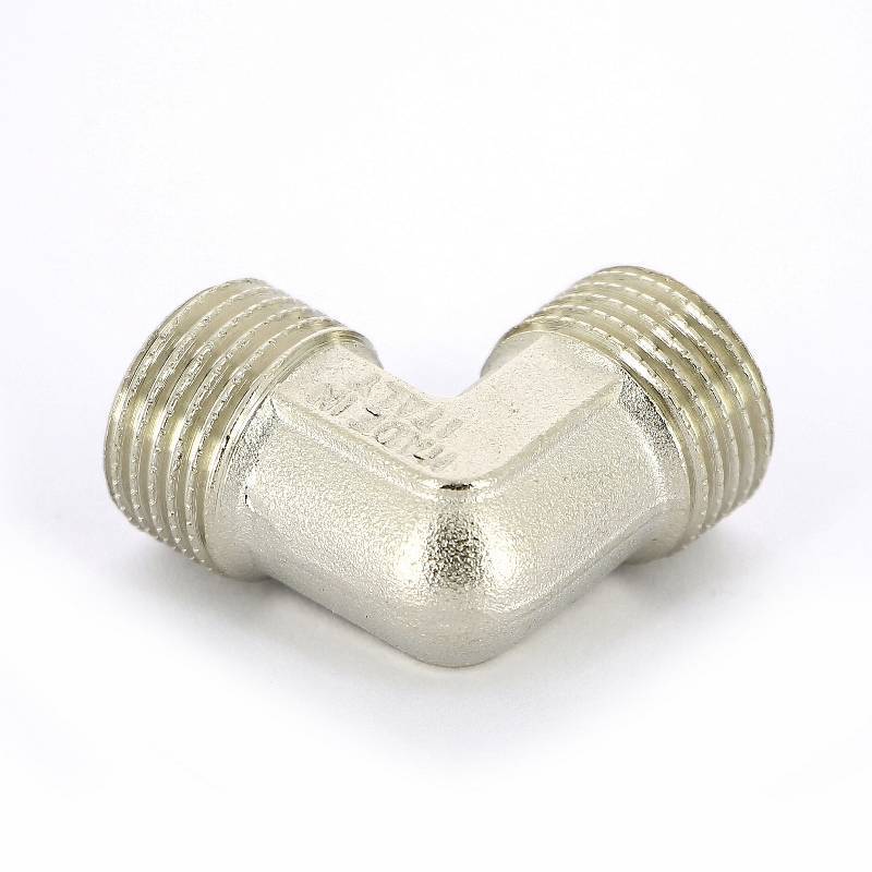 Угольник резьбовой Tiemme 1/2 Н-Н никелированный 1500264