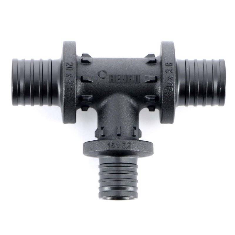 Тройник редукционный REHAU RAUTITAN PX 20х16х20 мм 160061