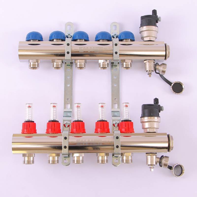 Коллекторная группа Emmeti TOPWAY с расходомерами 1 x M24x19 5 выходов 01298186