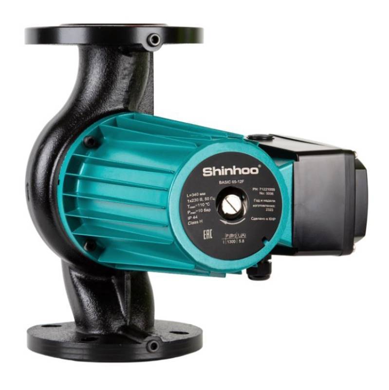 Насос циркуляционный Shinhoo BASIC 65-8F фланцевый 1x230 В 71221008