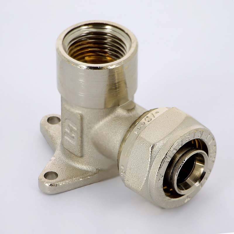 Водорозетка обжимная Uni-Fitt 20x3/4 никелированная 670N7300