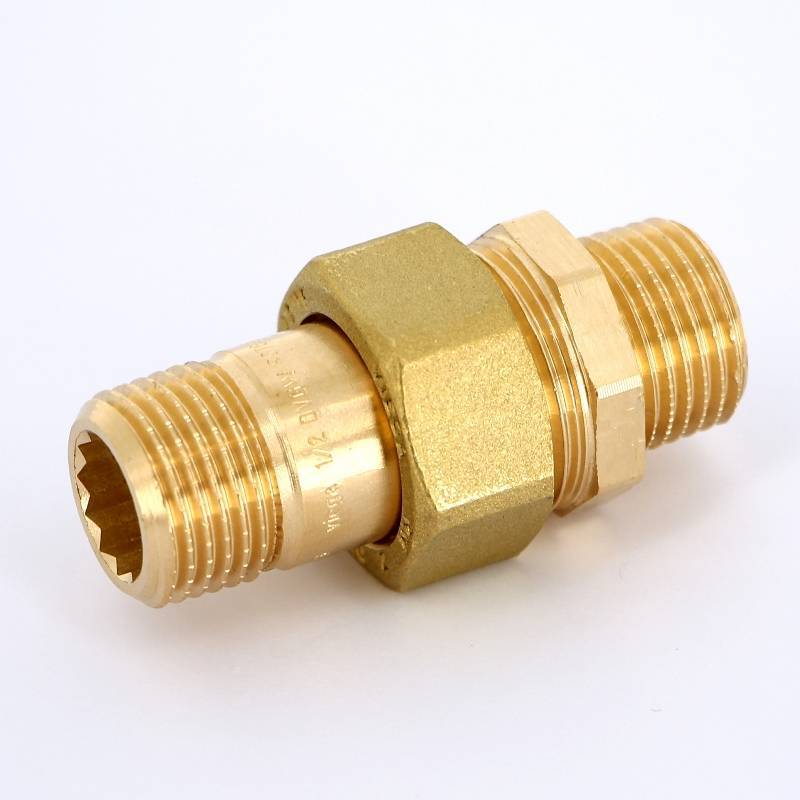 Разъемное соединение Viega 3341 бронза НН 1/2 дюйма с плоским уплотнением 320195