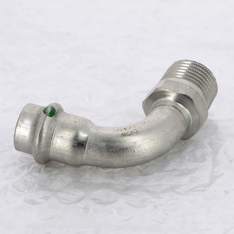 Угол пресс-Н нержавеющая сталь Viega Sanpress Inox 15x1/2 436896