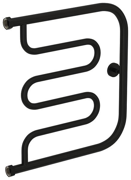 Полотенцесушитель водяной Сунержа Лира 500x500 мм матовый черный 31-0011-5050