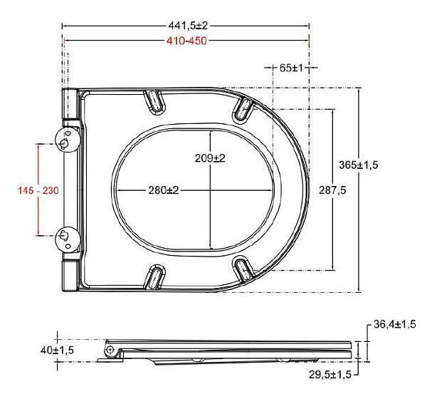 Крышка-сиденье для унитаза Allen Brau Reality 4.32007.31