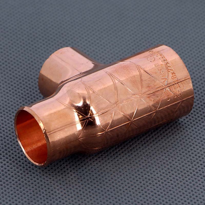 Тройник медный под пайку Viega 28х22х22 мм 103248