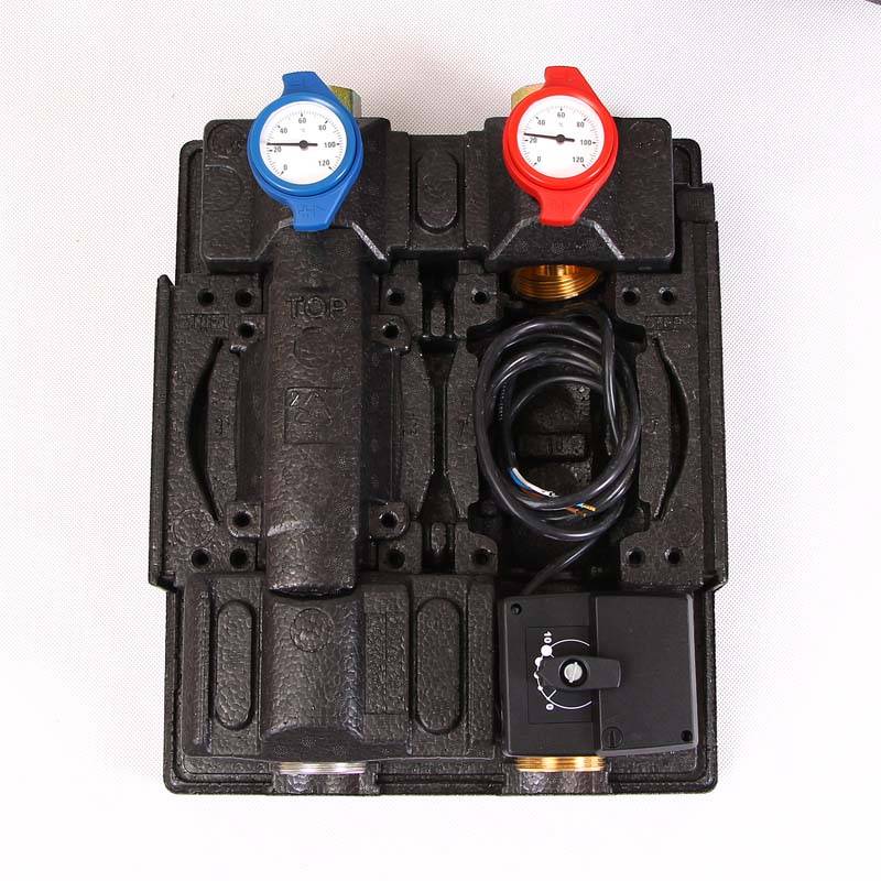 Насосно-смесительный модуль Watts PASM25 без насоса с 3-ходовым клапаном и сервоприводом 10026451