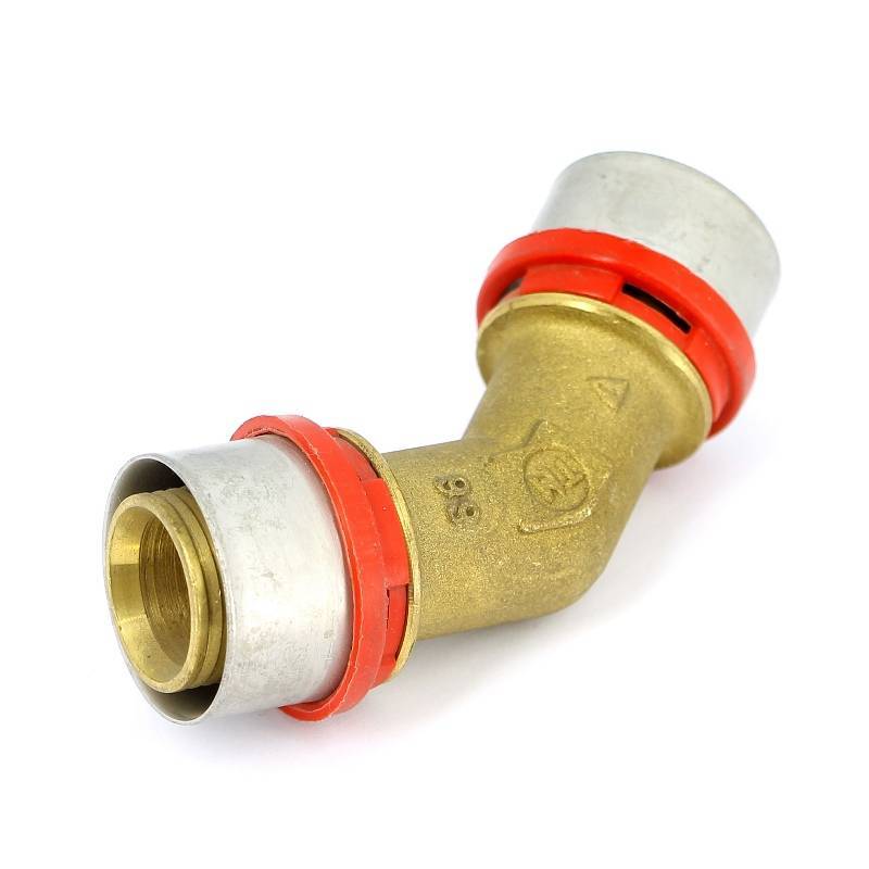 Угольник пресс Tiemme 32х32 мм 45 градусов 1650176