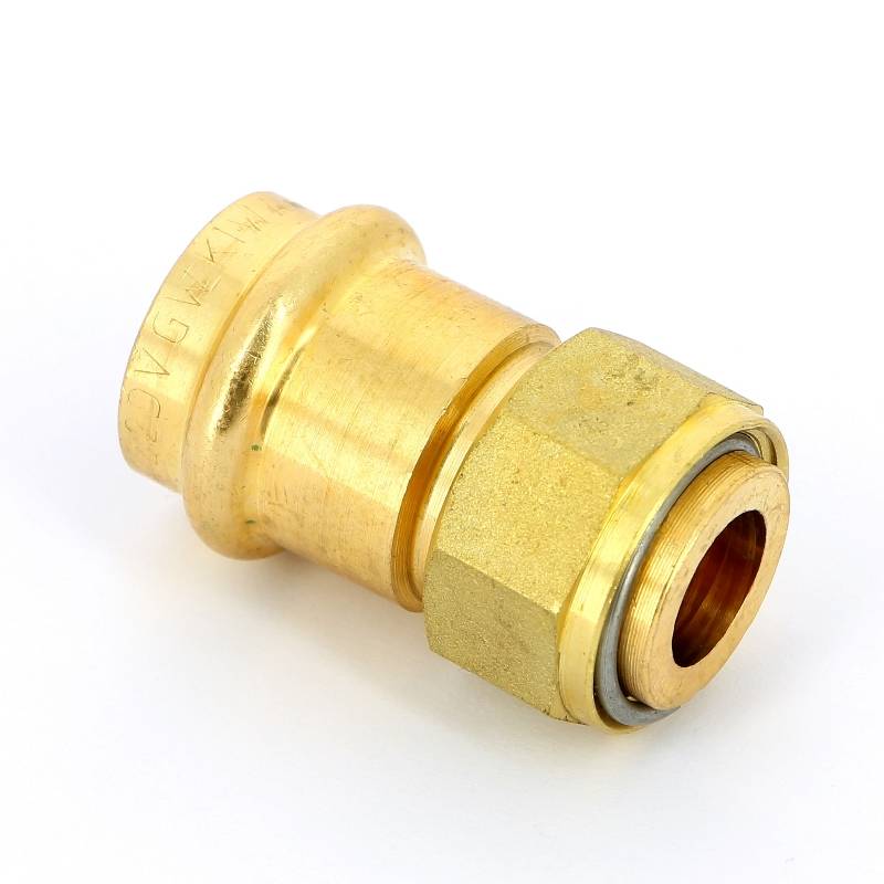 Муфта пресс IBP >B< Press 22 мм х 3/4 с накидной гайкой бронза P4355 02206000