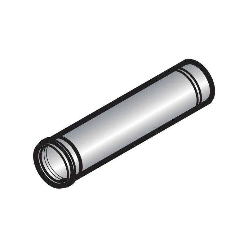 Удлинитель дымохода De Dietrich DY615 80 мм 1000 мм PPS (2 шт.) 84887615