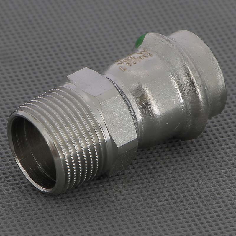 Муфта переходная пресс-Н Viega Sanpress Inox нержавеющая сталь 22x3/4 436490