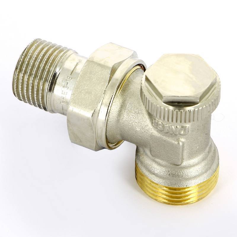 Вентиль обратный угловой Uni-Fitt THERMO 1/2 x 3/4 EK НН с разъемным соединением 179N2300