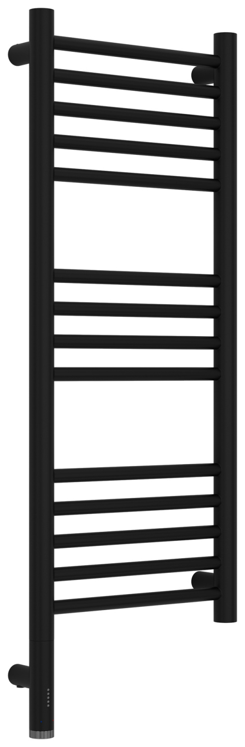Полотенцесушитель электрический Сунержа Богема 3.1 прямая 30х80 см левое чёрный матовый 31-6004-8030
